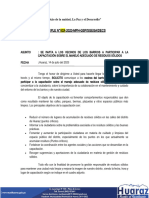 Memorandum Múltiple #00X - 2023-MPH-GSP/SGEGA/DECS: "Año de La Unidad, La Paz y El Desarrollo"