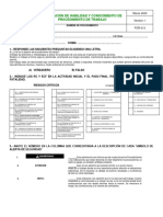 13 Evaluación de Habilidad y Conocimiento de Procedimiento de Trabajo 2023