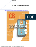 Dwnload Full CB Canadian 2nd Edition Babin Test Bank PDF