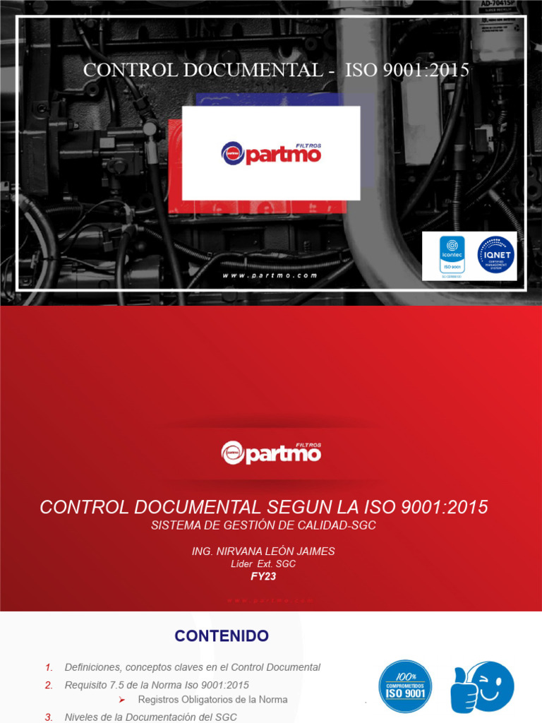 Control Documental-Capacitacion | PDF | Sistema de manejo de calidad ...