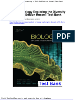 Dwnload Full CDN Ed Biology Exploring The Diversity of Life 2nd Edition Russell Test Bank PDF