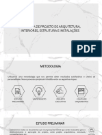 Proposta de Projeto de Arquitetura, Interiores, Estrutura E Instalações