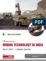 Mining Technology in India: May 2-3, 2023 - Le-Meridien, New Delhi