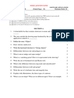 Std. XII SA - 2023-24 Model Paper