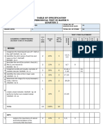 Tos Answer Key Mapeh 5