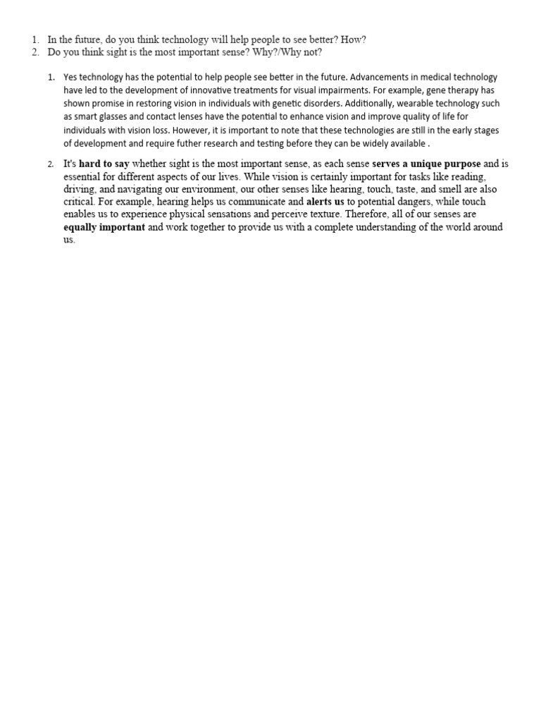 Future of Vision Technology | PDF
