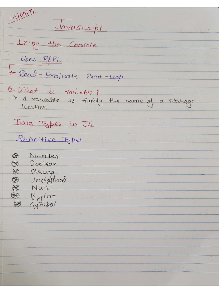 Complete JS NOTES | PDF