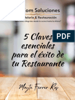 E-Book 5 Claves Esenciales para El Éxito de Tu Restaurante - Actualizado