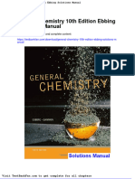 General Chemistry 10th Edition Ebbing Solutions Manual