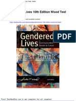 Dwnload Full Gendered Lives 10th Edition Wood Test Bank PDF