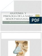 Anatomia de Las Fosas Nasales y Paranasales