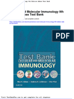 Dwnload Full Cellular and Molecular Immunology 9th Edition Abbas Test Bank PDF