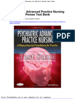 Dwnload Full Psychiatric Advanced Practice Nursing 1st Edition Perese Test Bank PDF
