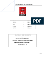 FINITE ELEMENT ANALISYS ASSIGNMENT Group 5 - 3rd