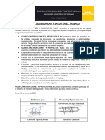 Anexo A - Politica de Seguridad y Salud en El Trabajo Energotec