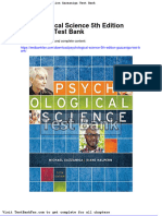 Dwnload Full Psychological Science 5th Edition Gazzaniga Test Bank PDF