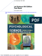 Dwnload Full Psychological Science 6th Edition Gazzaniga Test Bank PDF