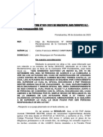 Carta Informativa - Caso Trinidad