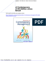 Dwnload Full Essentials of Contemporary Management 5th Edition Jones Solutions Manual PDF
