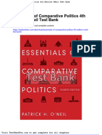 Dwnload Full Essentials of Comparative Politics 4th Edition Oneil Test Bank PDF