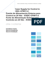 WEG cfw11 cfw70x KVDC 2 External Power Supply 10001993767 Installation Guide English