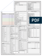 All Sheets - Witcher Character Sheets - Color