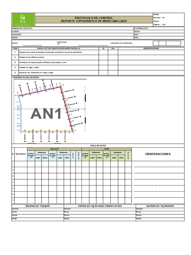 Check List Verificación Muro Pantalla | PDF | Informática