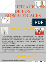 Clasificación de Los Biomateriales Angie