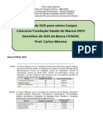 Aulão de Sus Concurso Maricá 2023 Coseac