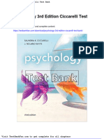 Dwnload Full Psychology 3rd Edition Ciccarelli Test Bank PDF