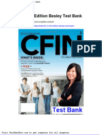 Dwnload Full Cfin 3 3rd Edition Besley Test Bank PDF