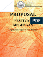 Proposal Festifal Megengan