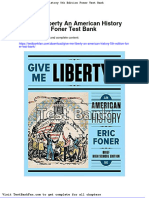 Dwnload Full Give Me Liberty An American History 5th Edition Foner Test Bank PDF