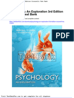 Dwnload Full Psychology An Exploration 3rd Edition Ciccarelli Test Bank PDF