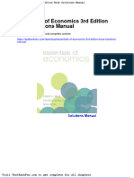 Dwnload Full Essentials of Economics 3rd Edition Brue Solutions Manual PDF