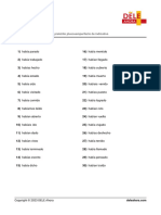 Formas Del Preterito Pluscuamperfecto de Indicativo - Soluciones