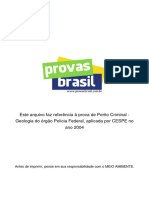 Prova Objetiva Perito Criminal Geologia Policia Federal 2004 Cespe