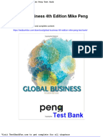 Dwnload Full Global Business 4th Edition Mike Peng Test Bank PDF