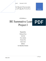 B.E I - Final Report Edd