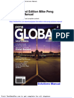 Dwnload Full Global 2nd Edition Mike Peng Solutions Manual PDF