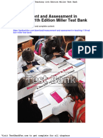 Dwnload Full Measurement and Assessment in Teaching 11th Edition Miller Test Bank PDF