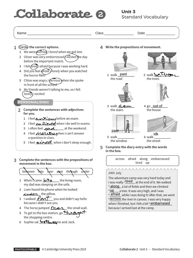 Vocabulary Unit 3 Pdf Language Arts Discipline