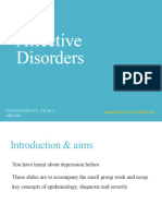 Affective Disorder Intro 2019-20