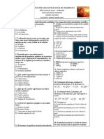 Examen Grado 10° Quimica