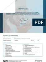 Alanna Santos Oliveira - Certificado