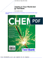 Dwnload Full Chem 2 Chemistry in Your World 2nd Edition Hogg Test Bank PDF
