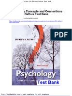Dwnload Full Psychology Concepts and Connections 9th Edition Rathus Test Bank PDF
