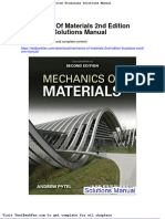 Dwnload Full Mechanics of Materials 2nd Edition Kiusalaas Solutions Manual PDF