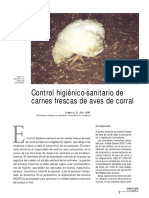 Control Higiénico-Sanitario de Carnes Frescas de Aves de Corral