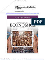 Dwnload Full Essentials of Economics 8th Edition Mankiw Test Bank PDF